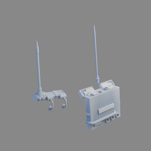 1/12: Clone Trooper-accessoires achterkant 3D-print