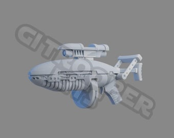 1/12 - CR-1 Druckkanone (SW Frontfront) 3D gedruckt