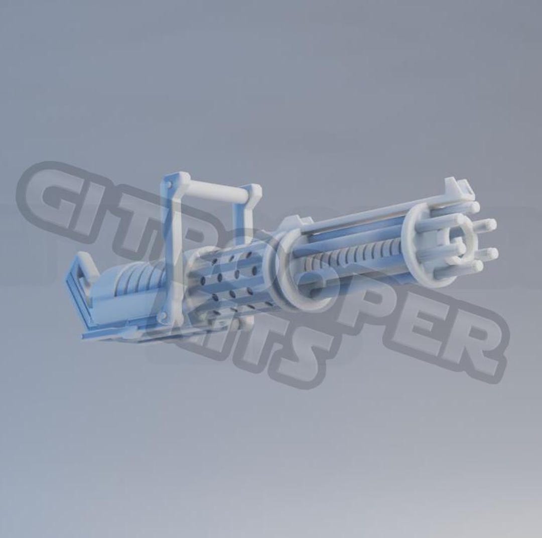 1/12 - Z-6 Rotary Blaster Cannon 3D Printed - Etsy