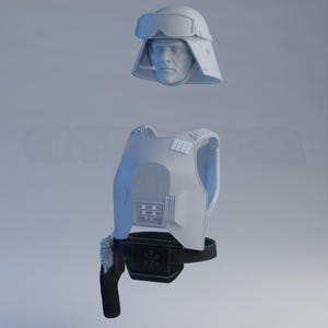 1/12 Officer Armour 3D Printed Part image 9
