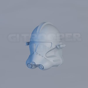 Clone Trooper with Lights 3D-geprinte helm 1/12 & 1/18 P2 (with vent cuts)