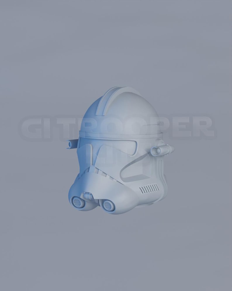 Clone Trooper with Lights 3D-geprinte helm 1/12 & 1/18 P2 (with vent cuts)