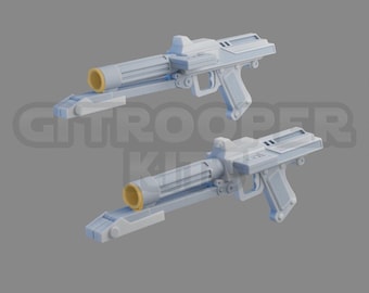 1:12/18/6 クローン・トルーパー DC-15A ブラスターパック 3Dプリント