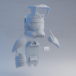 1/12 - Commander Cody - SWEPIII  - 3D Printed parts