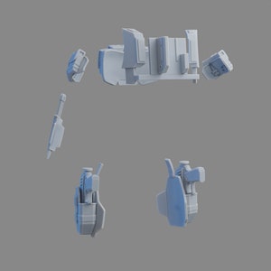 Support thoracique Clone Trooper et accessoires Impression 3D image 4