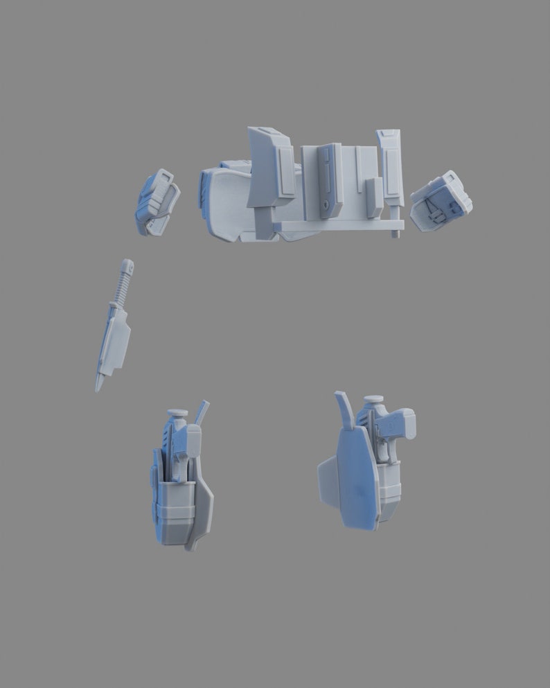 Support thoracique Clone Trooper et accessoires Impression 3D image 4