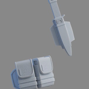 Support thoracique Clone Trooper et accessoires Impression 3D image 9