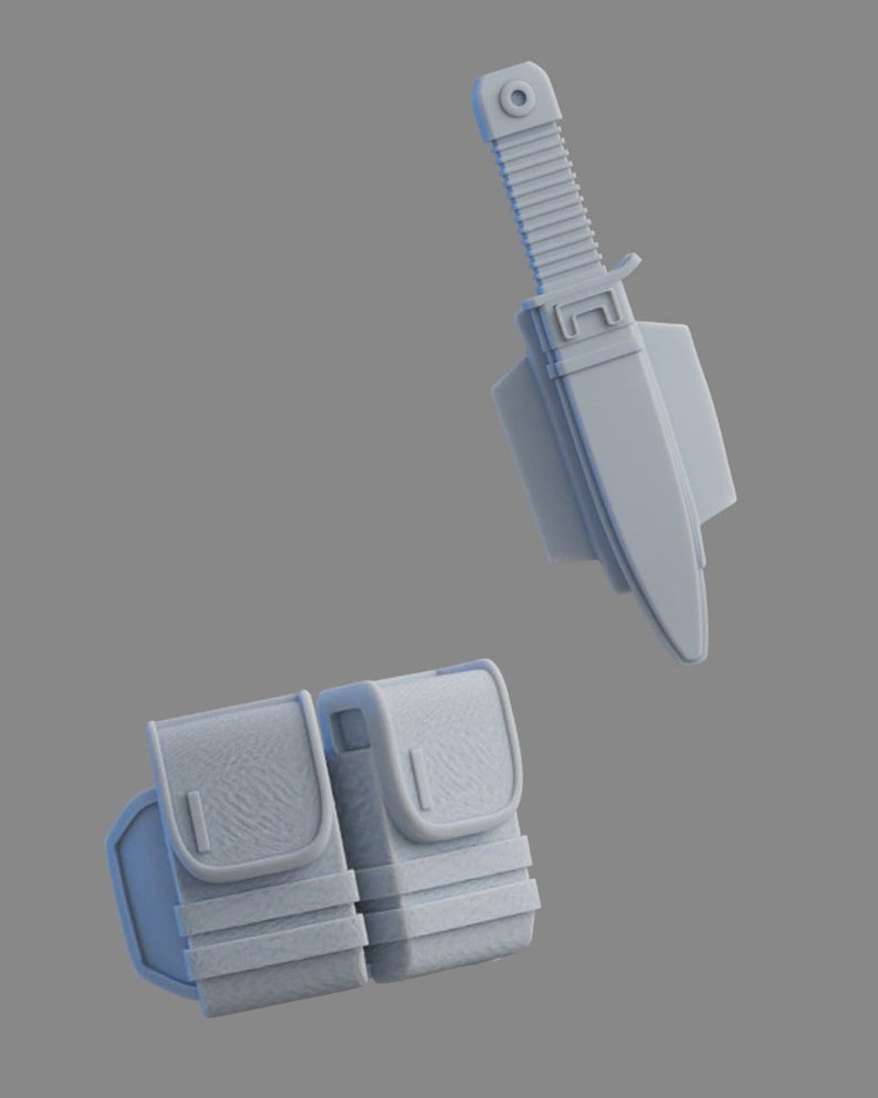 Support thoracique Clone Trooper et accessoires Impression 3D image 9