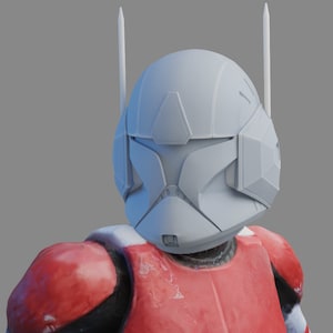 1/12 & 1/18 Commander Jet Black Series 3D printed helmet