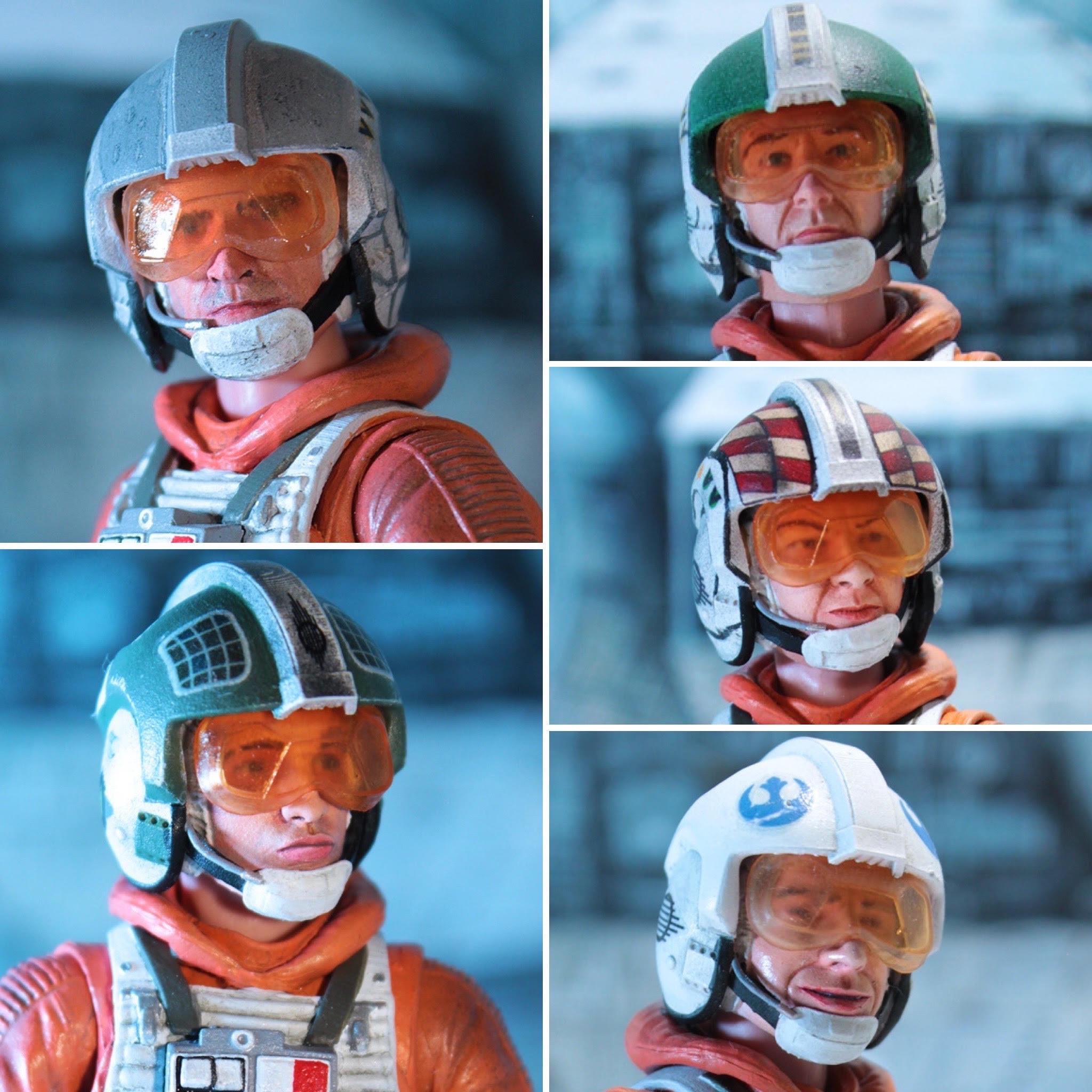 1/12 - Snow Speeder Pilot(s) 3D printed helmet
