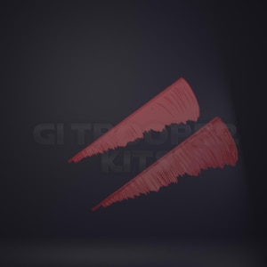 May include: Two red, stylized, blade-shaped objects with a jagged edge, set against a dark gray background. The text "CITROOPER KIT" is visible in the background. The objects appear to be digitally rendered.