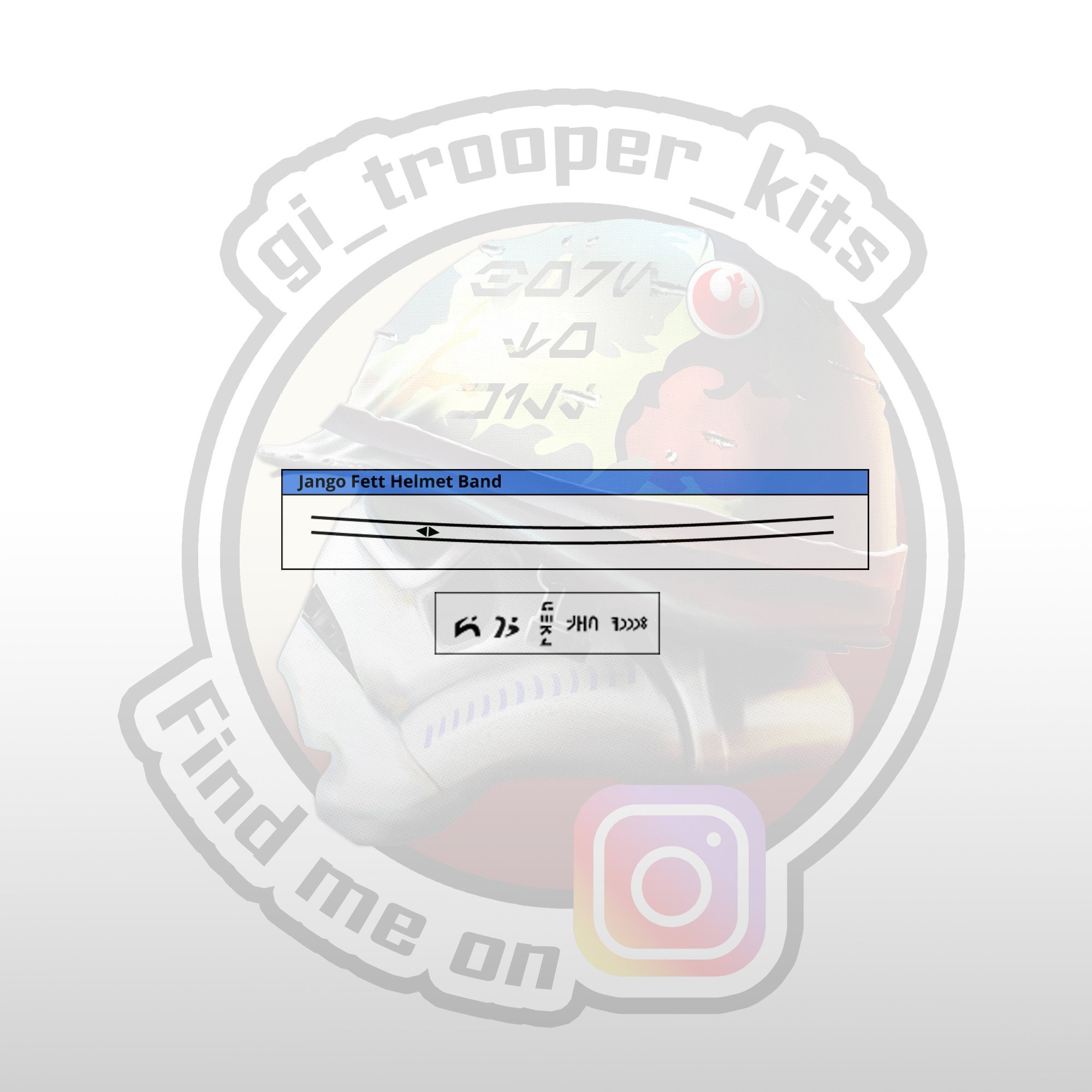 1/12 - Jango Helmet & Jetpack Waterslide Decal - Etsy