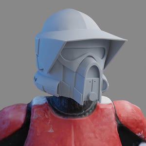 1/12 & 1/18- ARF Clone Trooper 3D printed helmet
