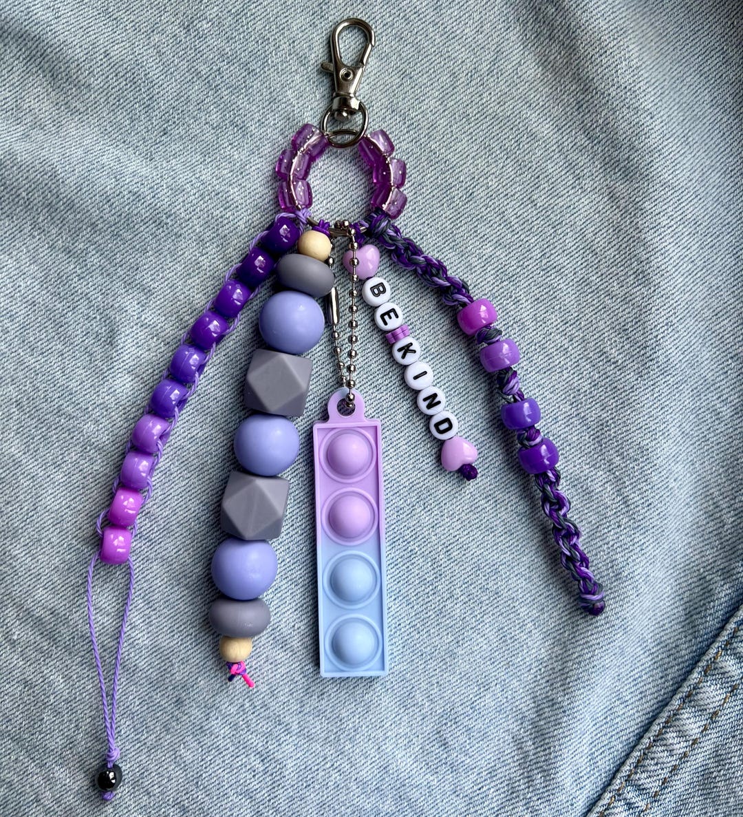 Multi-fidget Sensory Keychain | Anxiety Relief | ADHD and Autism ...