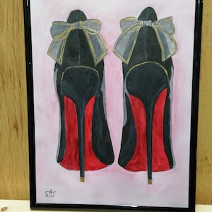 Stiletto Sketch Etsy UK