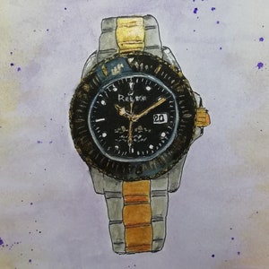 Rolex Sea Dweller - original water colour
