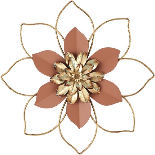 Metal Wall Flower-metal Floral Wall Decor Hanging - Etsy