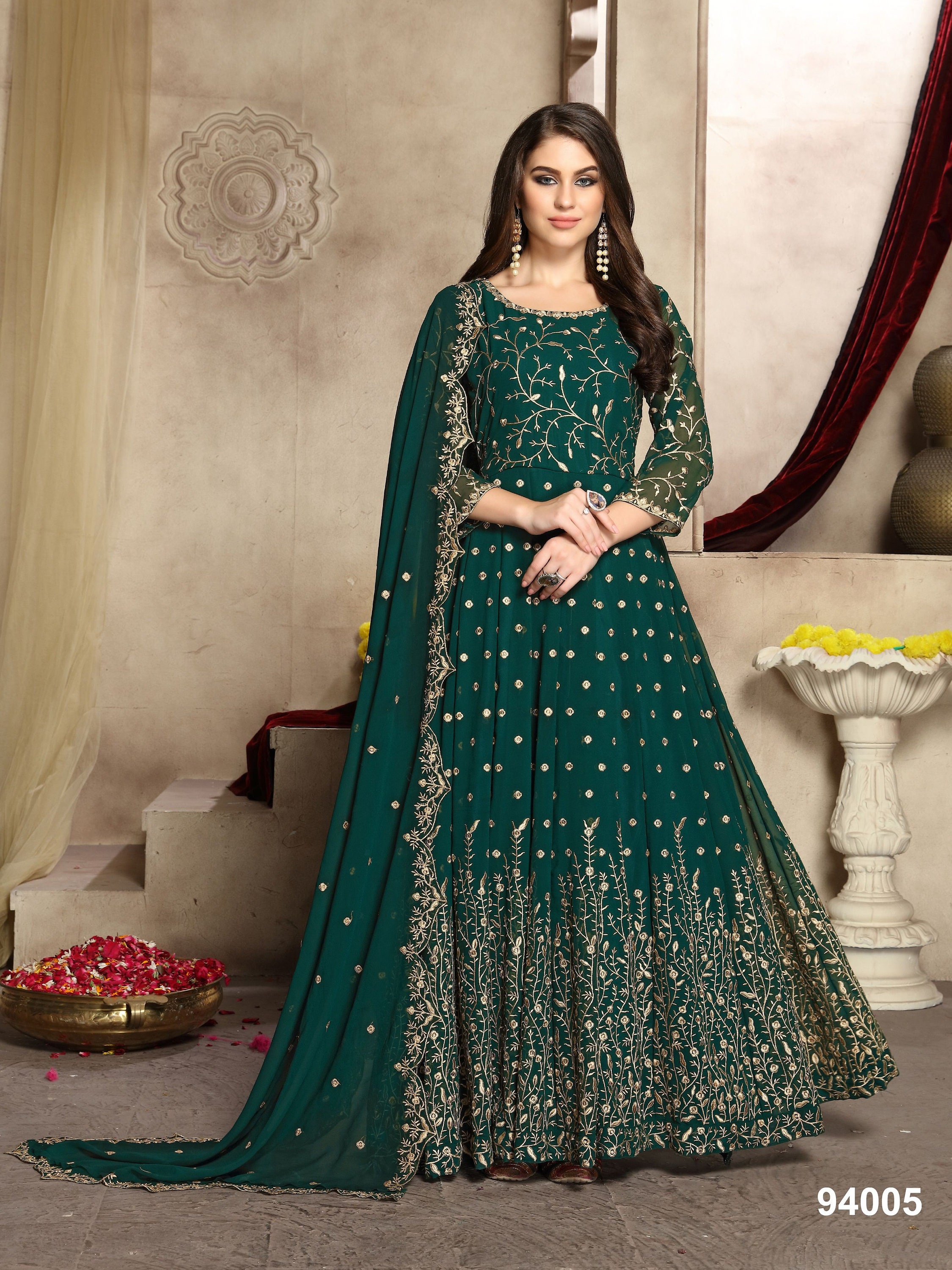 Indian Wedding Reception Dresses - Designer Pastel Wear, London