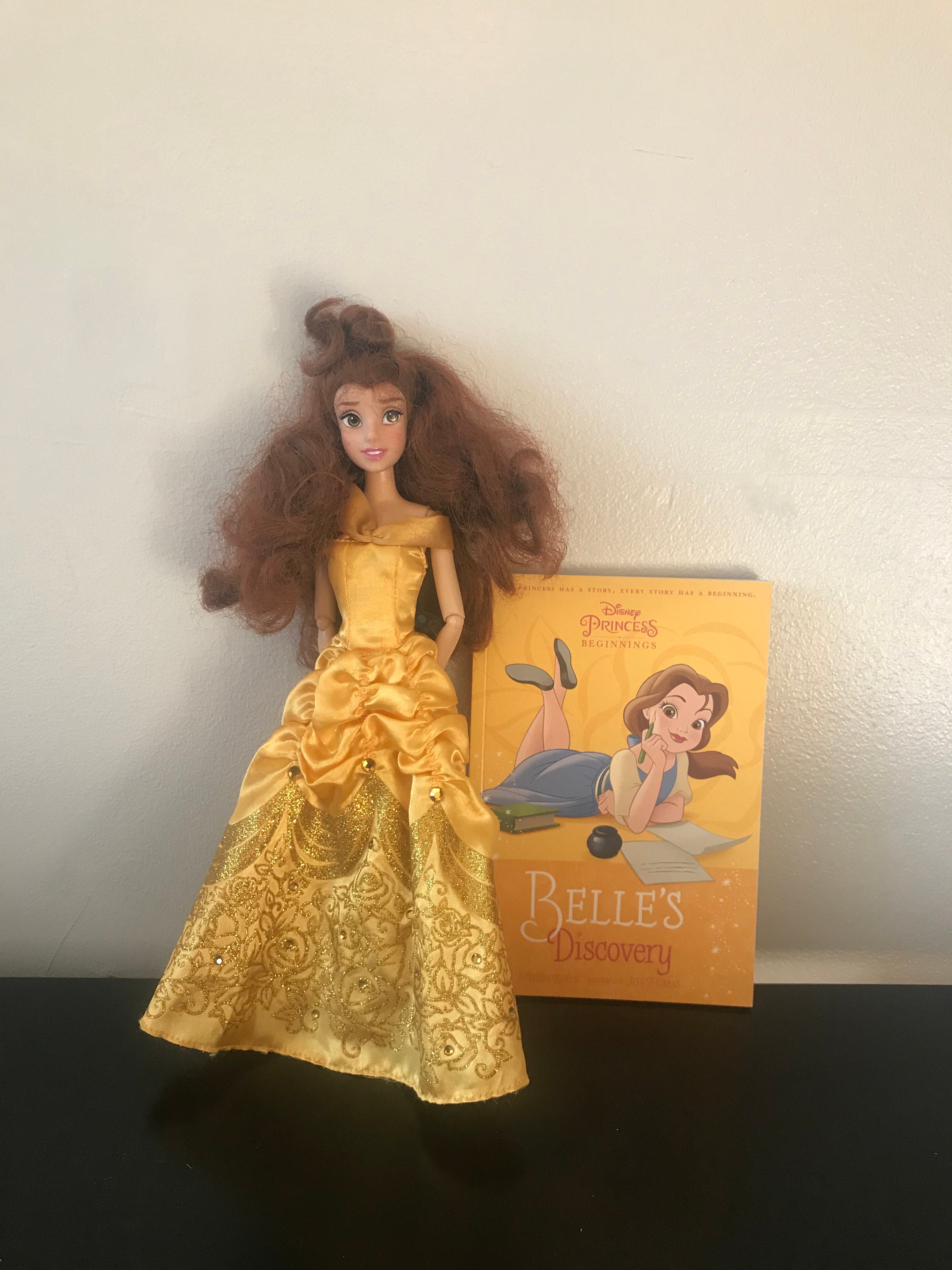 Beauty and the beast Disney princess belle doll and book bundle