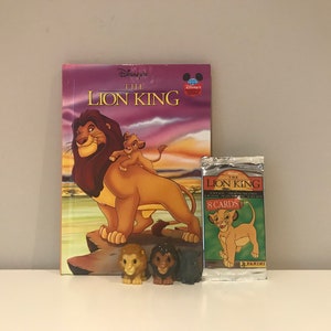 the lion king Disney book card figure pencil topper bundle