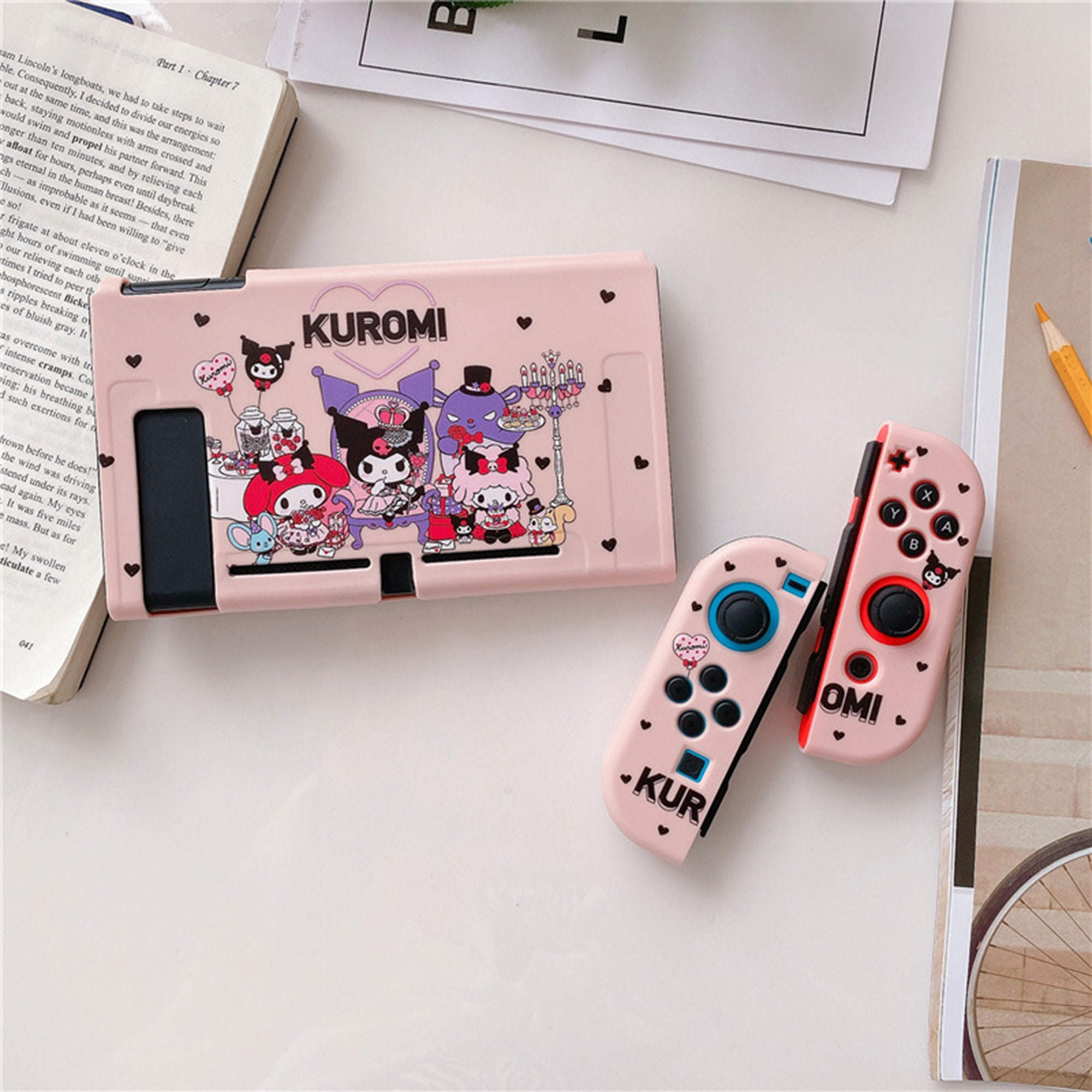 Kuromi Switch Shell Nintendo Switch Case Cute Switch Cover Etsy