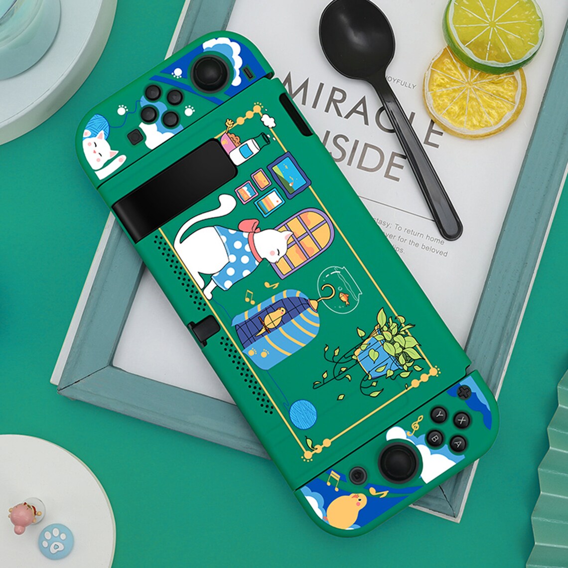 Cats Switch Case Nintendo Switch Casehard Silicone Etsy