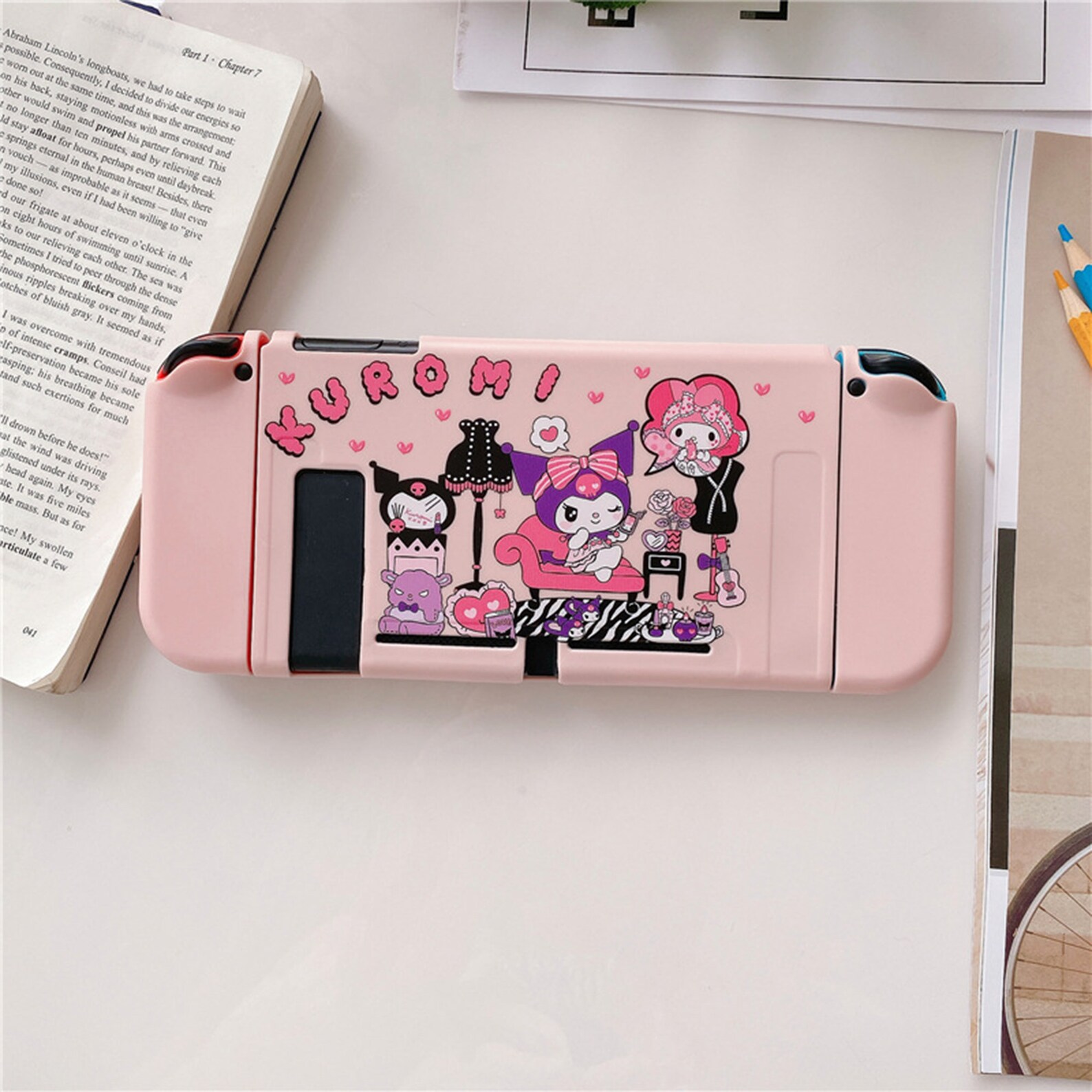 Kuromi Switch Shell Nintendo Switch Case Cute Switch Cover Etsy