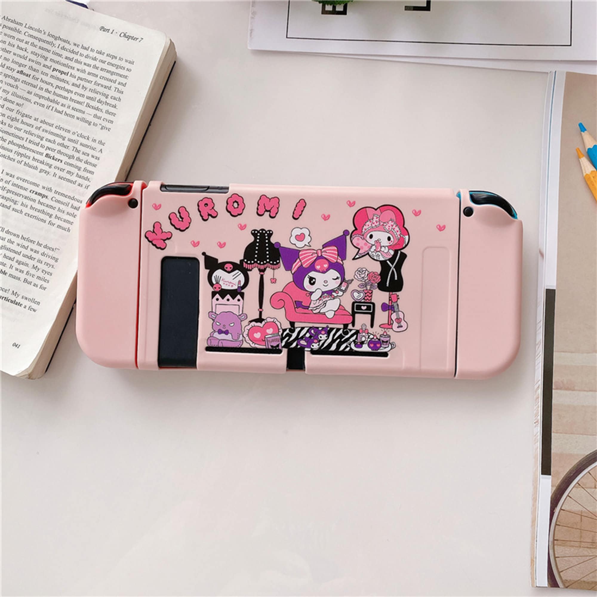 Kuromi Switch Shell Nintendo Switch Case Cute Switch Cover Etsy
