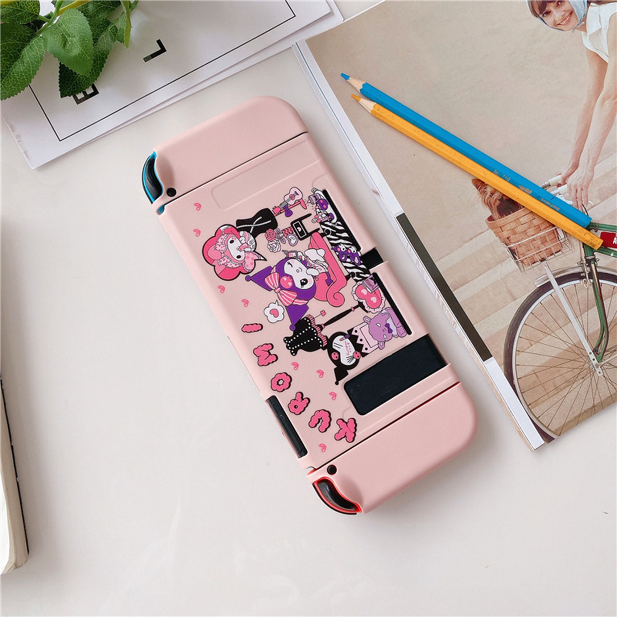 Kuromi Switch Shell Nintendo Switch Case Cute Switch Cover Etsy