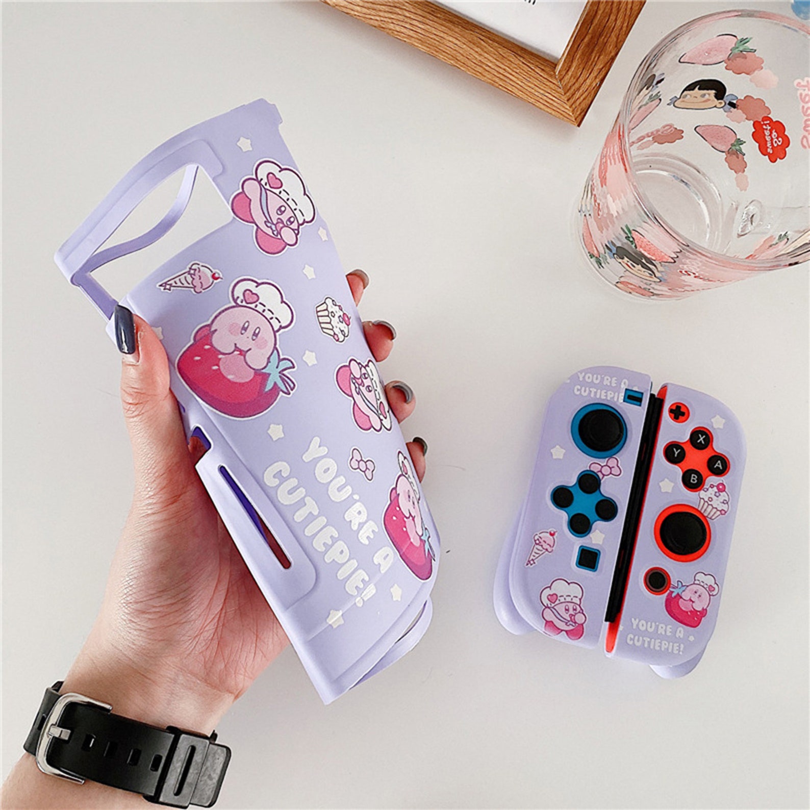 Strawberry Switch Case Nintendo Switch Case Soft Silicone Etsy