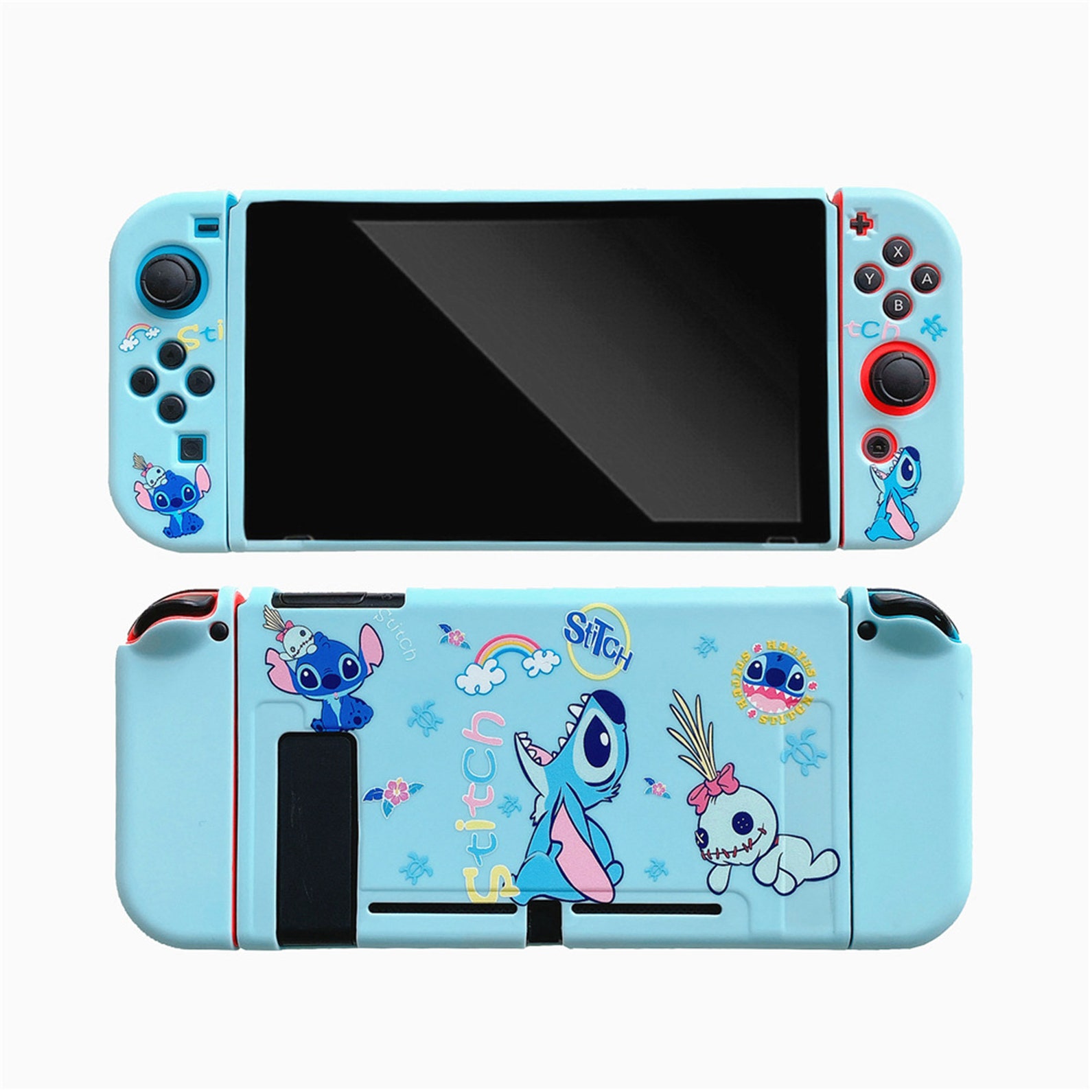 Cartoon Stitch Switch Shell Nintendo Switch Case Cool Switch Etsy