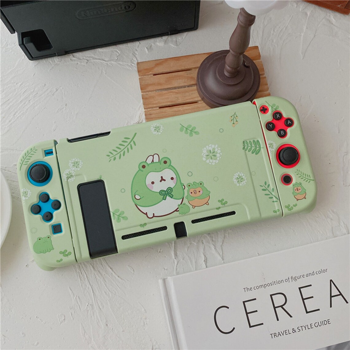 Frog Switch Shell Nintendo Switch Case Cute Switch Cover Etsy