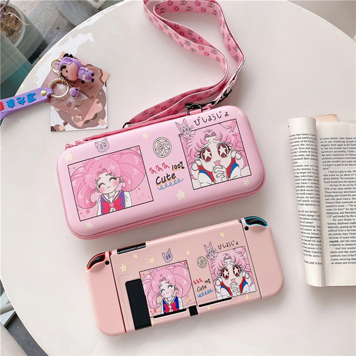 Cartoon Girl Switch Case Nintendo Switch Case Soft Silicone Etsy