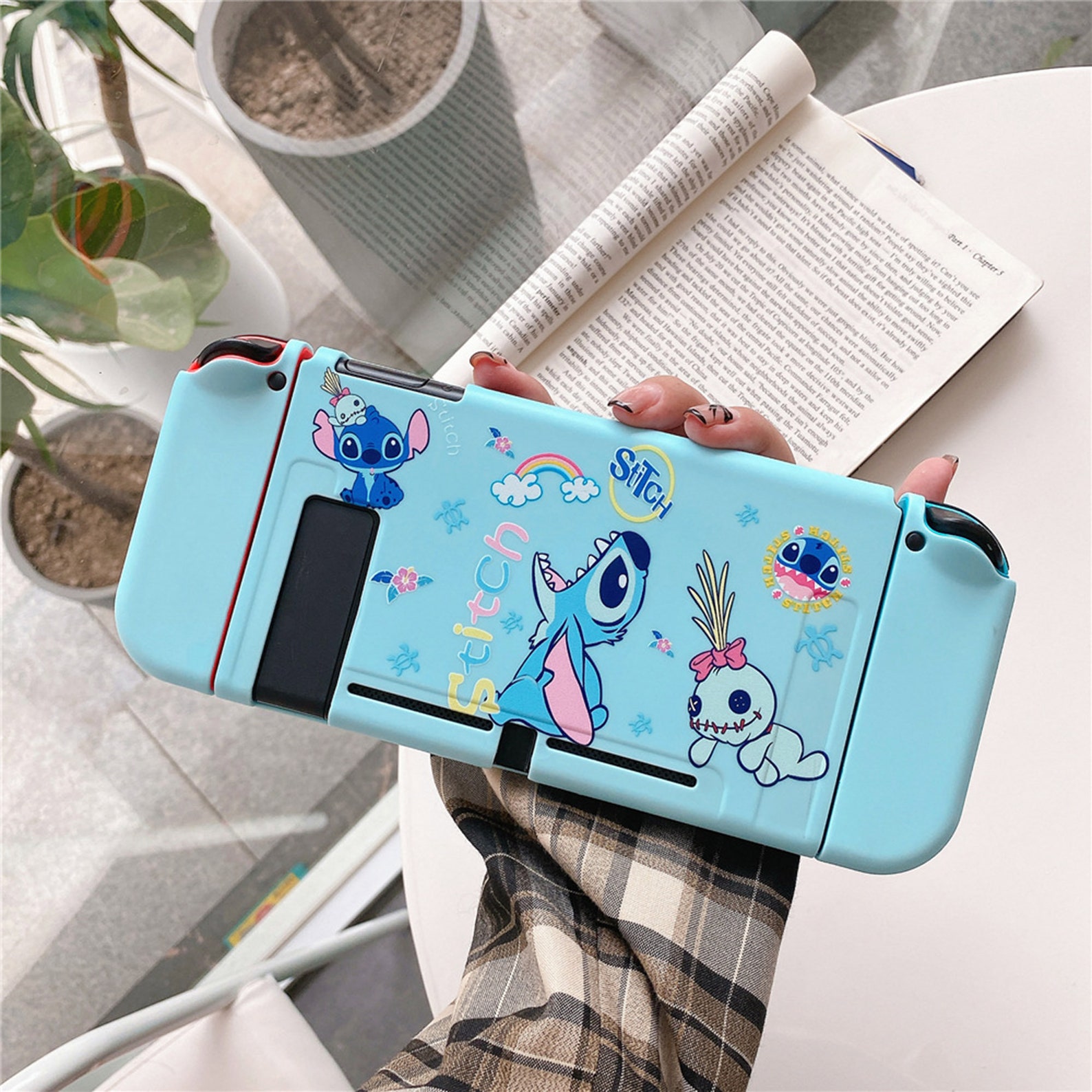 Cartoon Stitch Switch Shell Nintendo Switch Case Cool Switch Etsy