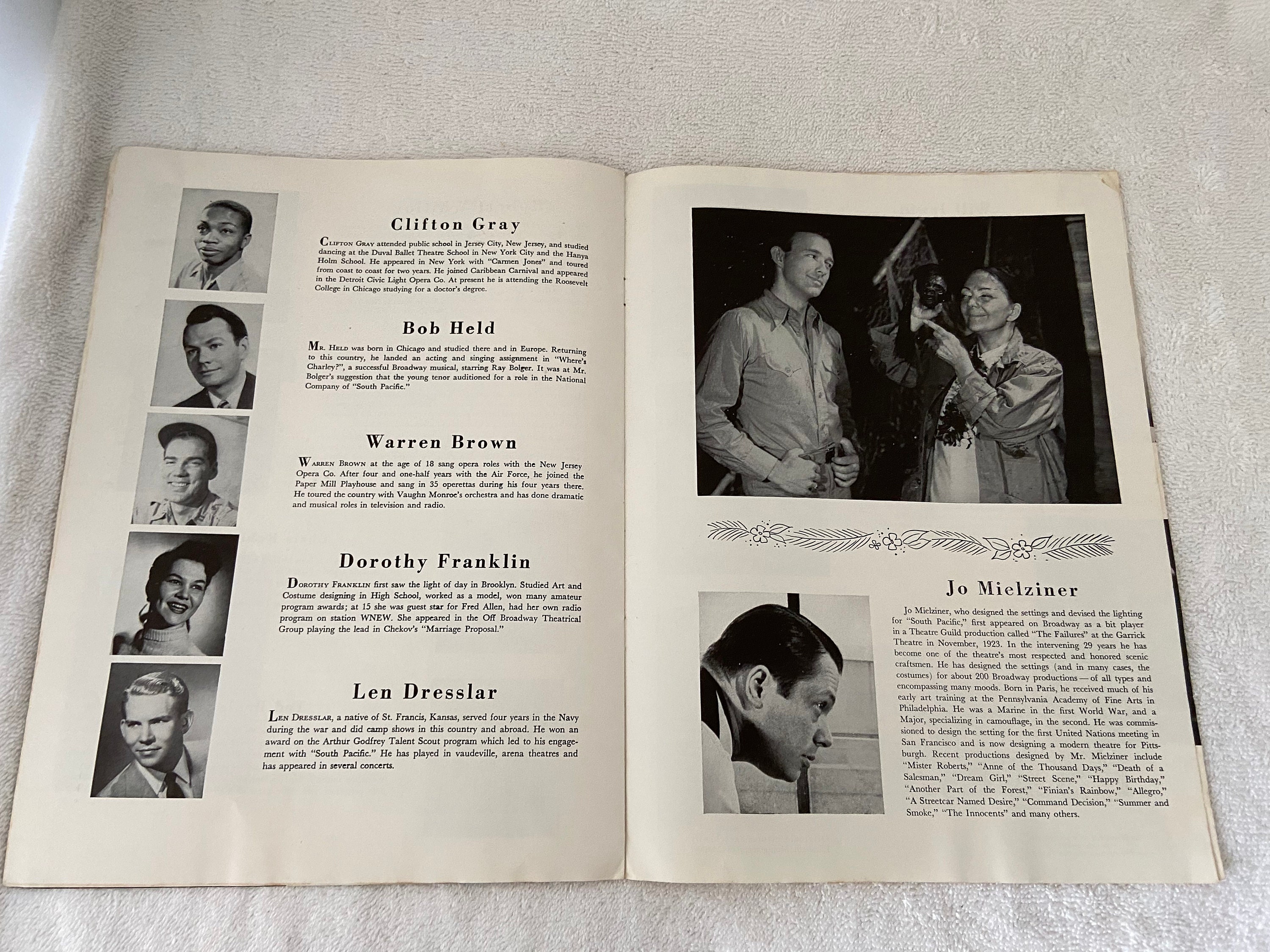 Vintage SOUTH PACIFIC Theatre Souvenir Program Book Etsy UK