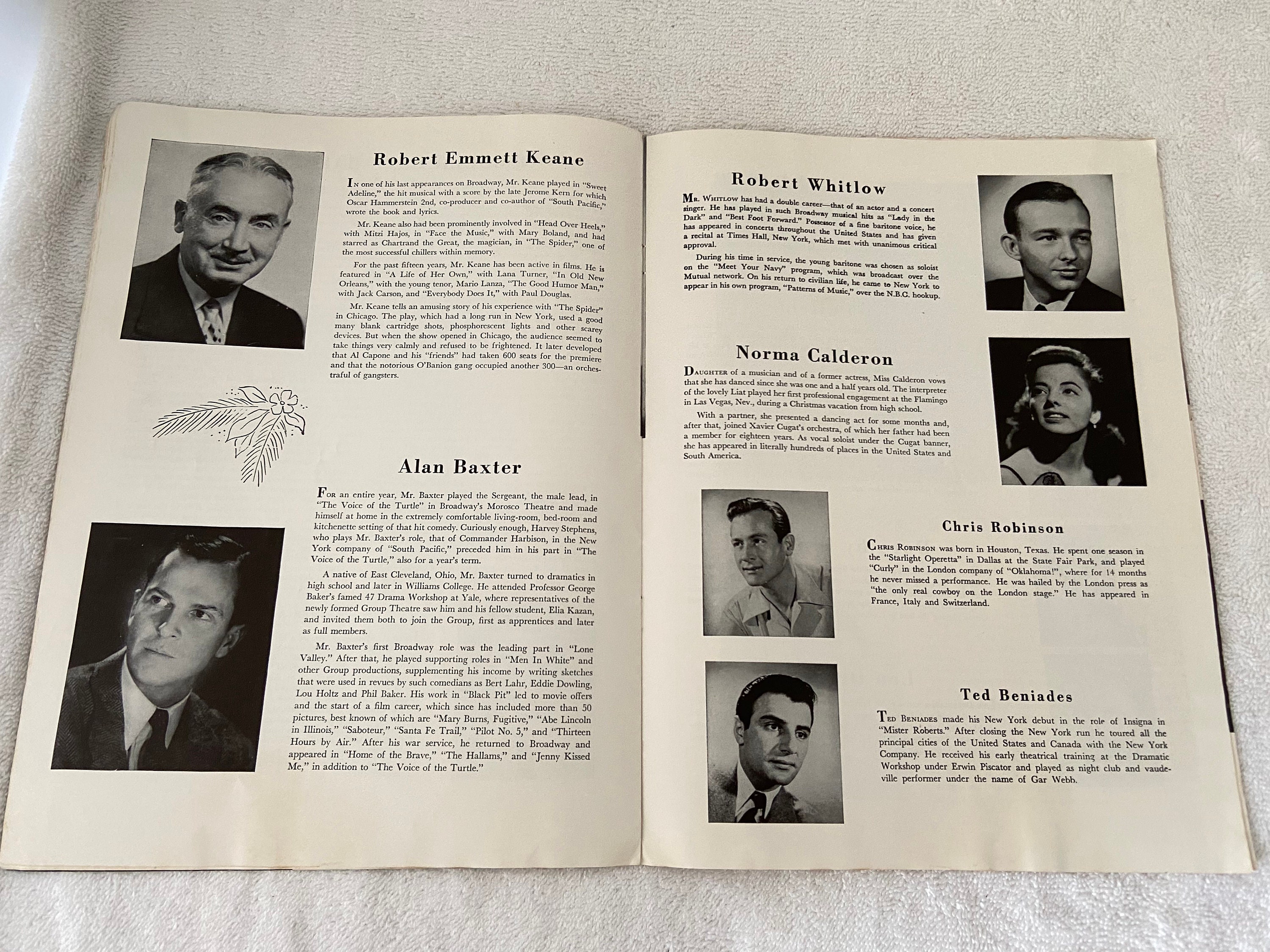 Vintage SOUTH PACIFIC Theatre Souvenir Program Book Etsy UK