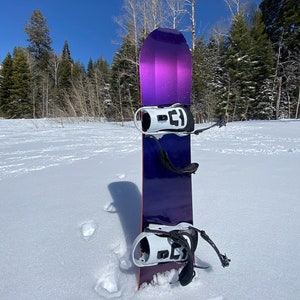 Purple Flip - Kit de envoltura iridiscente para snowboard