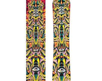 Graffiti Vinyl Snowboard Wrap Kit