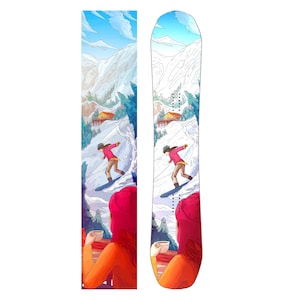 Kit de envoltura de vinilo para snowboard Coffee Break