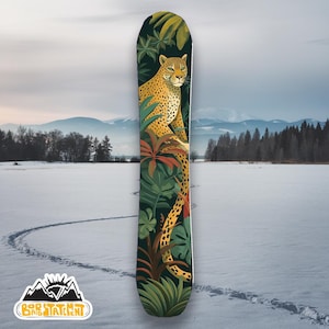 Custom AI-Generated Snowboard Wrap | Design Your Own Vinyl Wrap | Personalized Snowboard Art