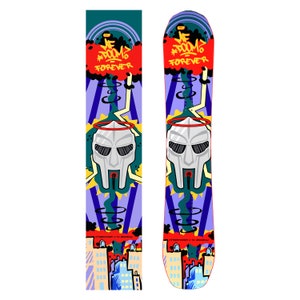 MF Doom Vinyl Snowboard Wrap Kit
