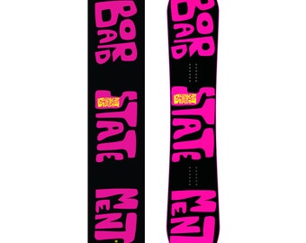 Not Your Average BS Logo Vinyl Snowboard Wrap Kit