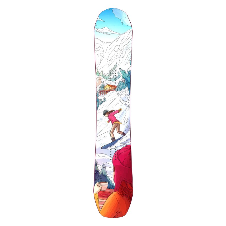 Coffee Break Vinyl Snowboard Wrap Kit - Etsy