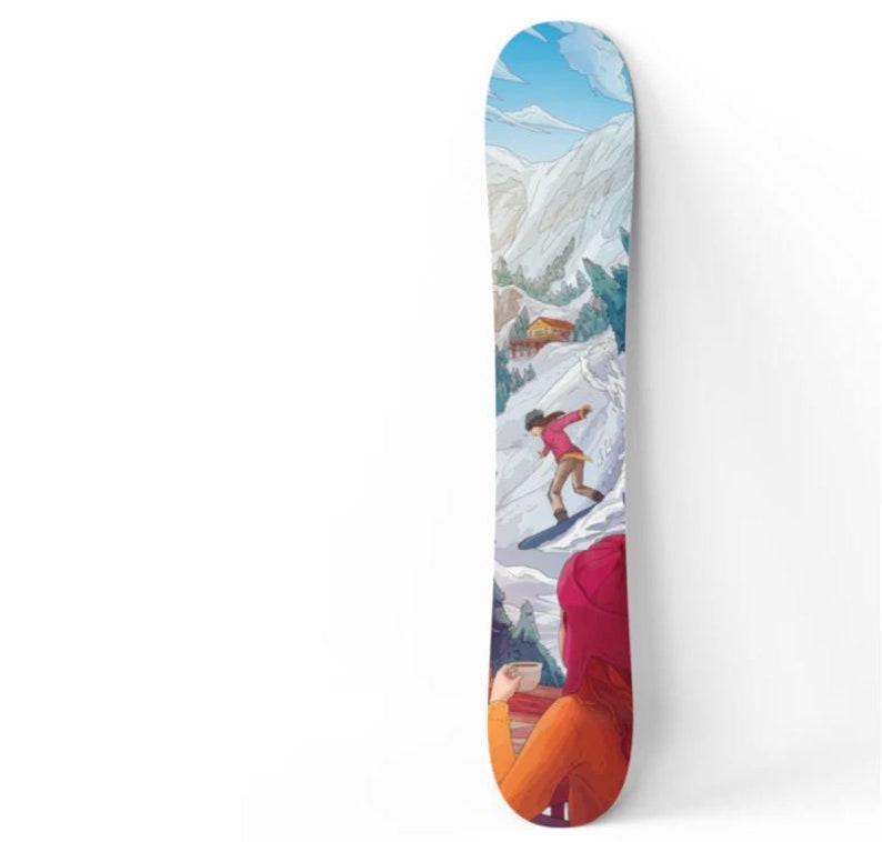 Coffee Break Vinyl Snowboard Wrap Kit - Etsy