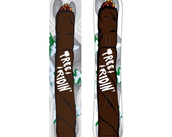 Tree Ridin' Snowboard Wrap Kit
