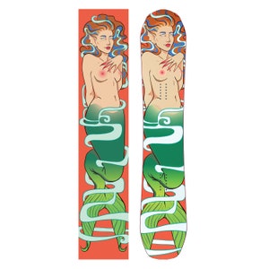 The Siren Vinyl Snowboard Wrap Kit