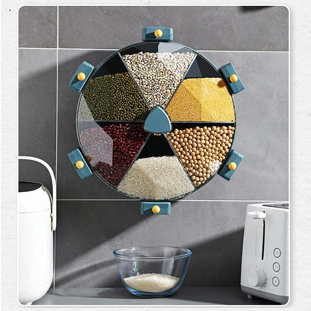 WallMounted Grain Dispenser 5 Compartments Dry Food Dispenser Etsy