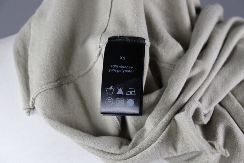 RUNDHOLZ Beige Viscose Long Sleeve Cropped Lagenlook Cardigan Sweater Size XS image 10