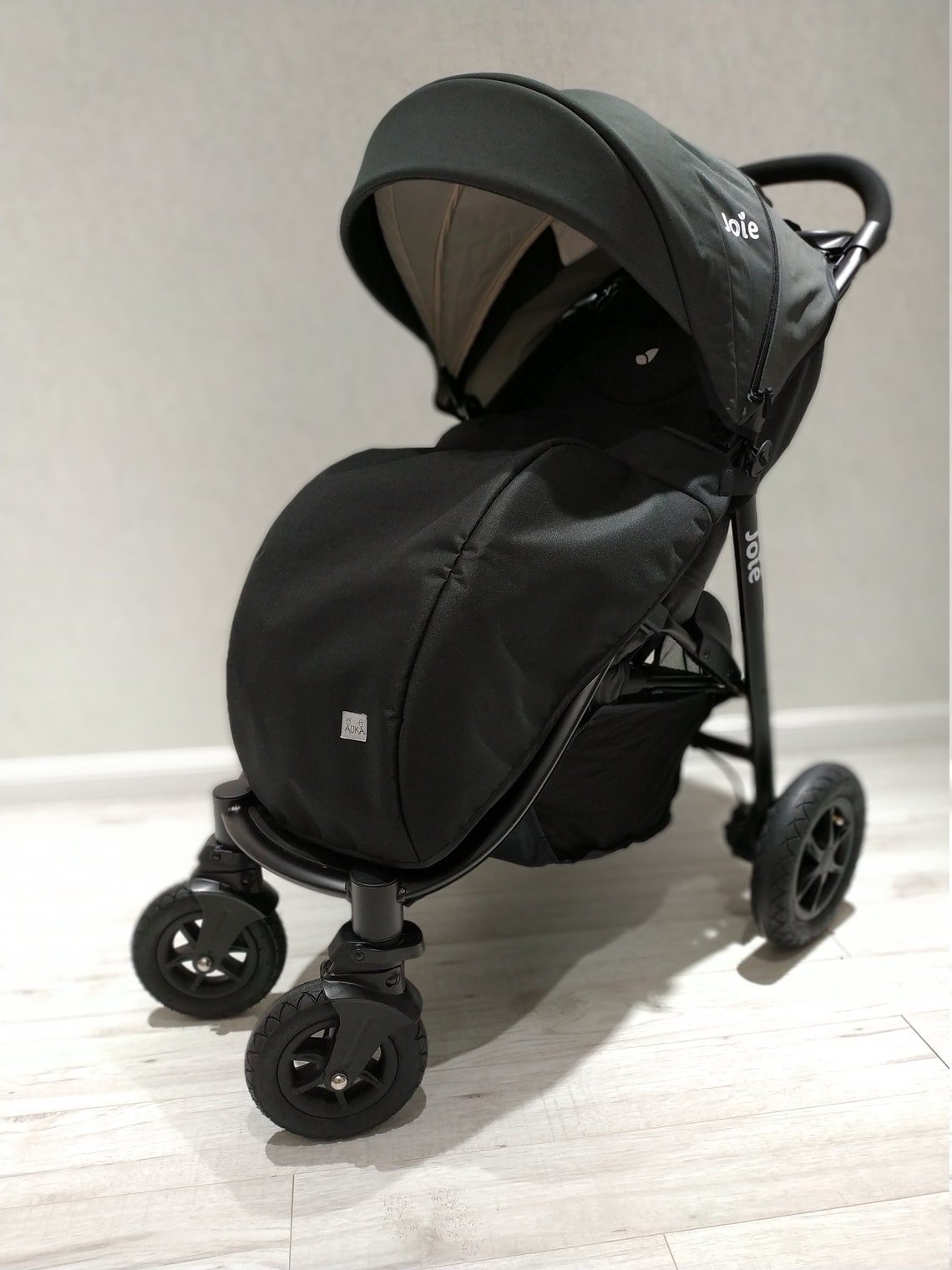 Universal stroller black cover for feet Warm waterproof Etsy