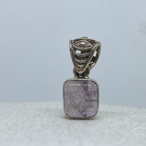Amethyst Hexagram Pendant, completely Hand made in Bali Indonesia [AHP 3]